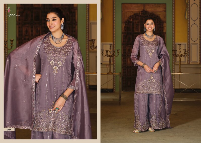 Sara By Eba Simar Silk Beats Embroidery Readymade Suits 
